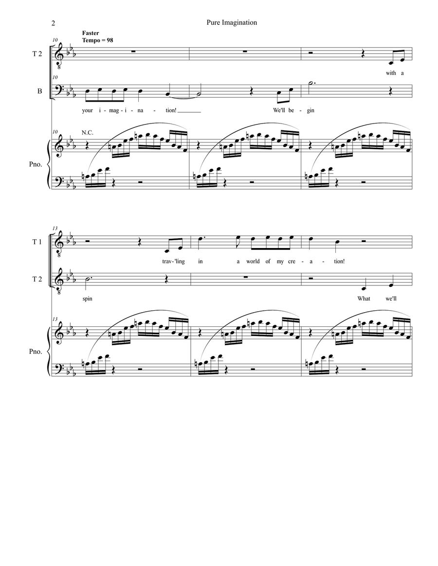 Pure Imagination TTB scores gallery preview page 2