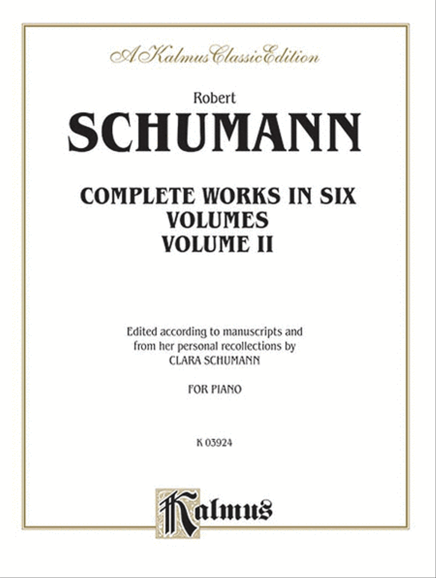 Complete Works, Volume 2 Piano Solo scores gallery preview page 1