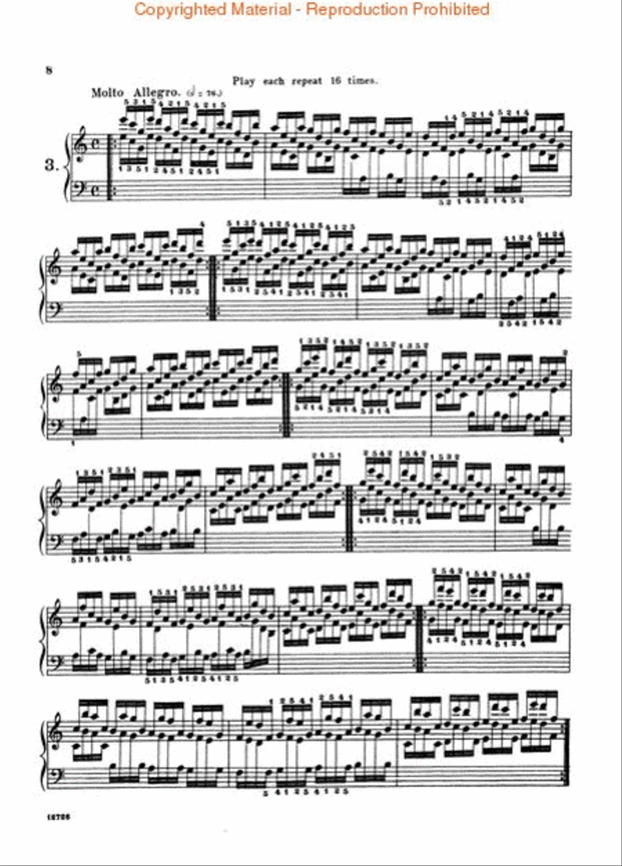 School of the Virtuoso, Op. 365 Piano Method scores gallery preview page 3
