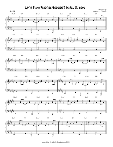 Latin Piano Practice Session 7 In All 12 Keys image number null