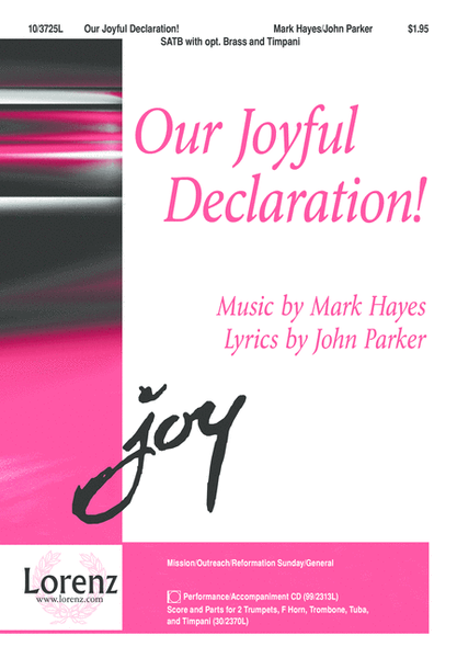 Our Joyful Declaration! image number null