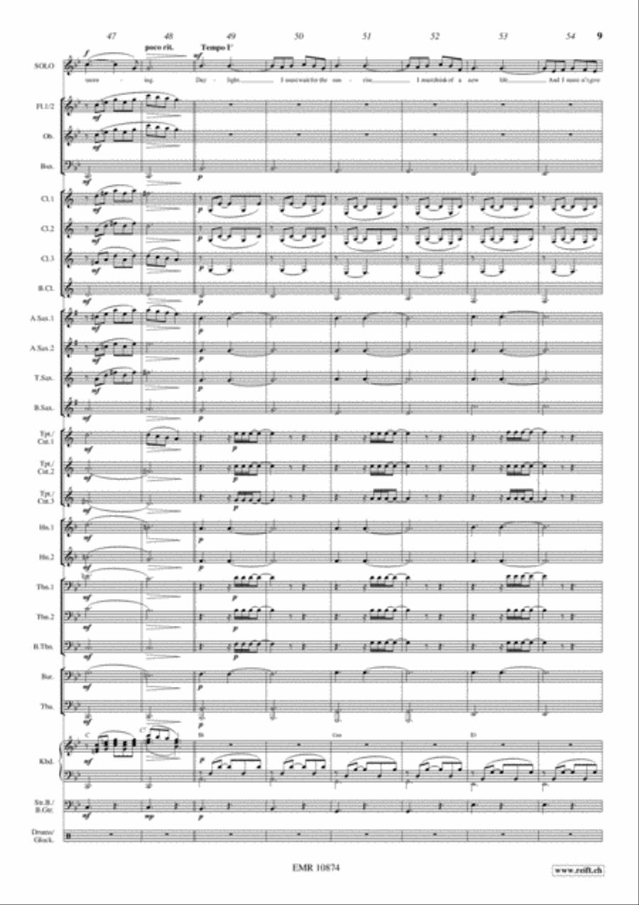 Memory Concert Band scores gallery preview page 10