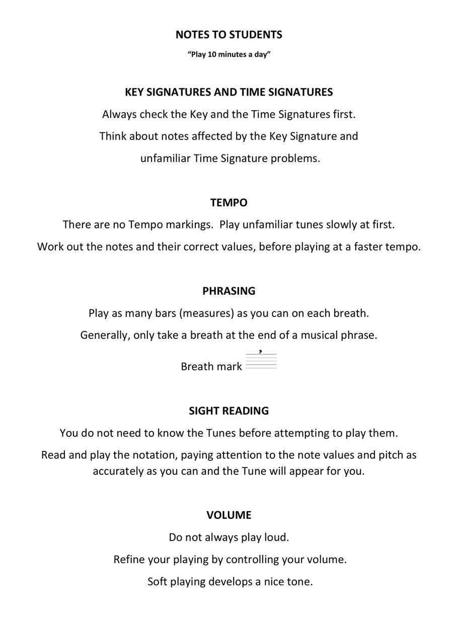 A LEARN TO PLAY book of 100 EASY TUNES &10 EASY DUETS for Beginner BASS CLARINET, TREBLE CLEF Bass Clarinet scores gallery preview page 3