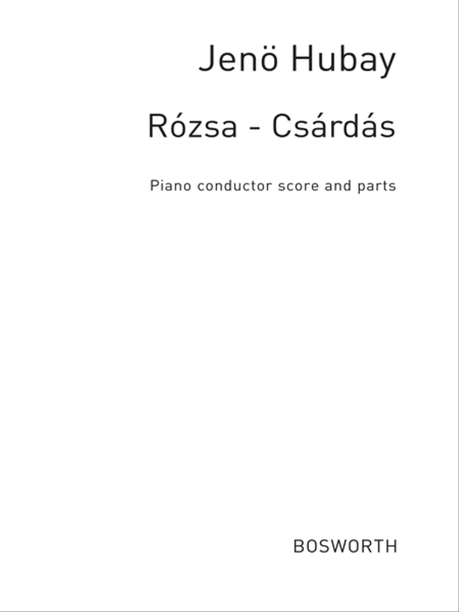Rozsa - Csardas (Beilschmidt) Orchestra scores gallery preview page 1