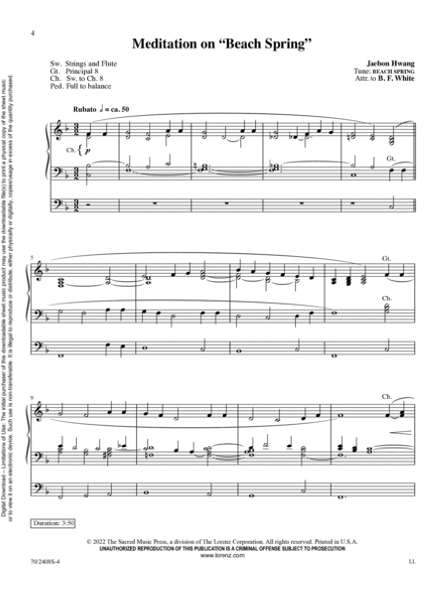 A Thousand Tongues A Thousand Tongues Organ scores gallery preview page 4
