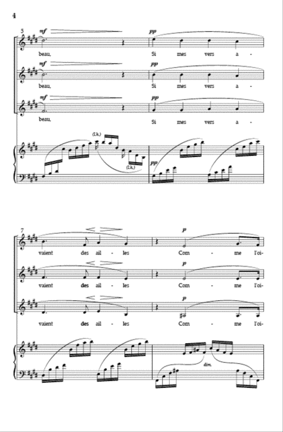 Si mes vers avaient des ailes SSA scores gallery preview page 3