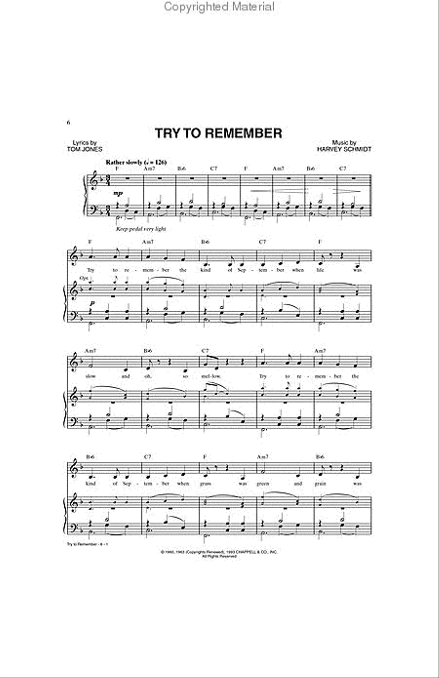 The Fantasticks Piano, Vocal, Guitar scores gallery preview page 2