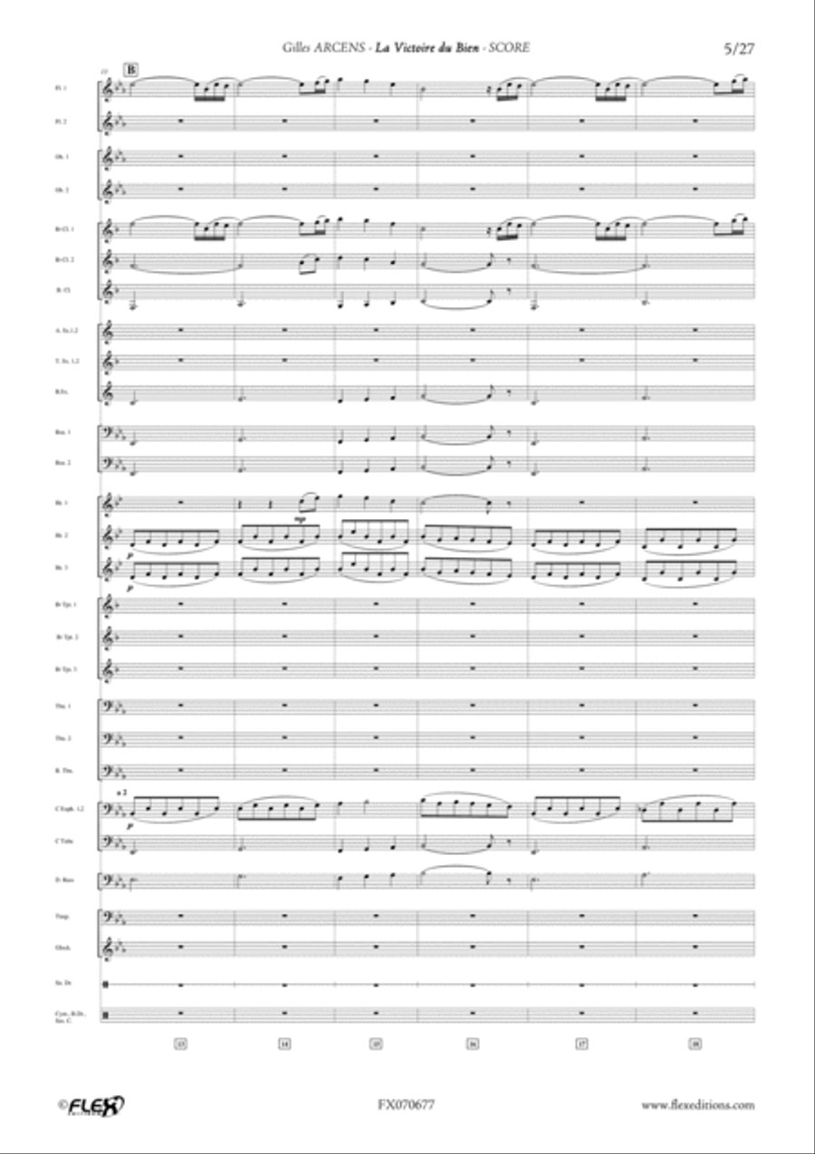 1244 - 4 - La Victoire du Bien Concert Band scores gallery preview page 5