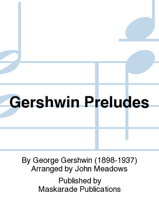 Book cover for Gershwin Preludes