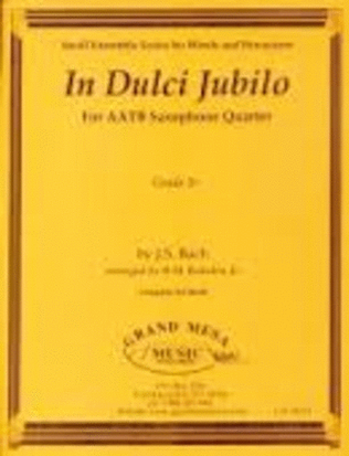 In Dulci Jubilo Saxophone Quartet Aatb Grade 2