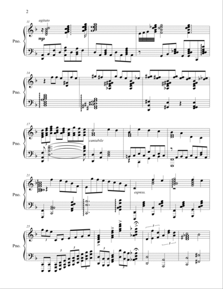 Piano Sonata No.1 Piano Sonata No.1 Piano Solo scores gallery preview page 2
