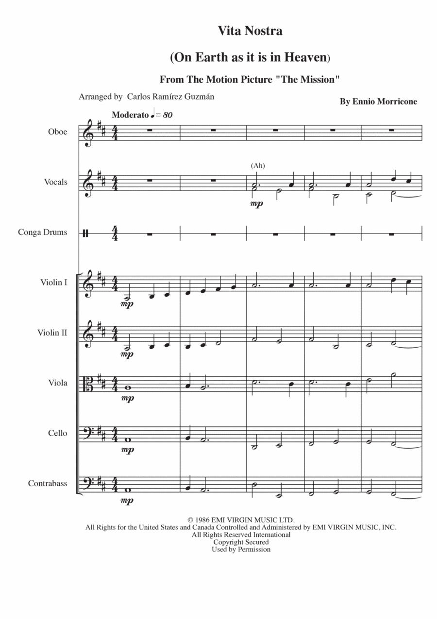 Vita Nostra String Orchestra scores gallery preview page 1