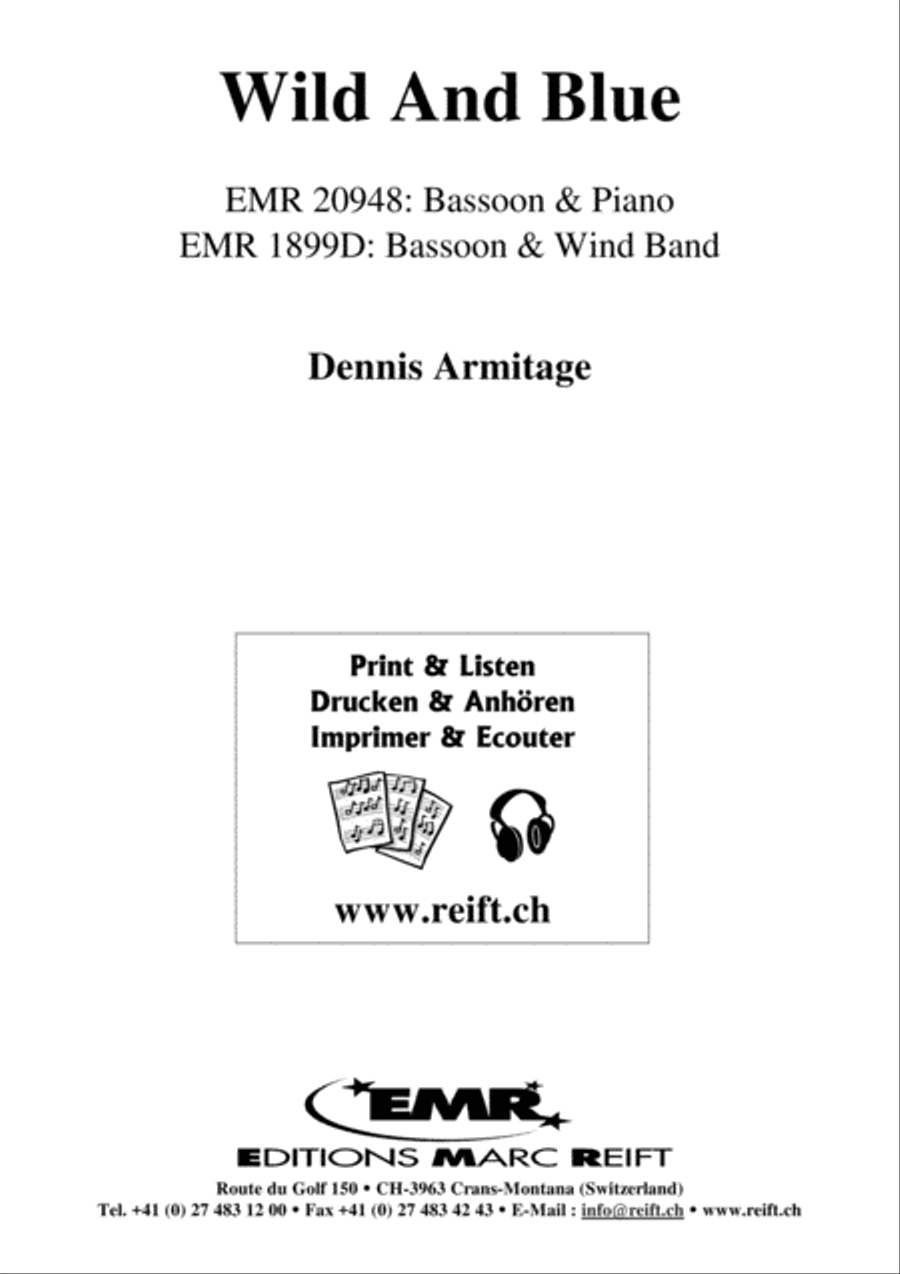 Wild And Blue Bassoon Solo scores gallery preview page 2