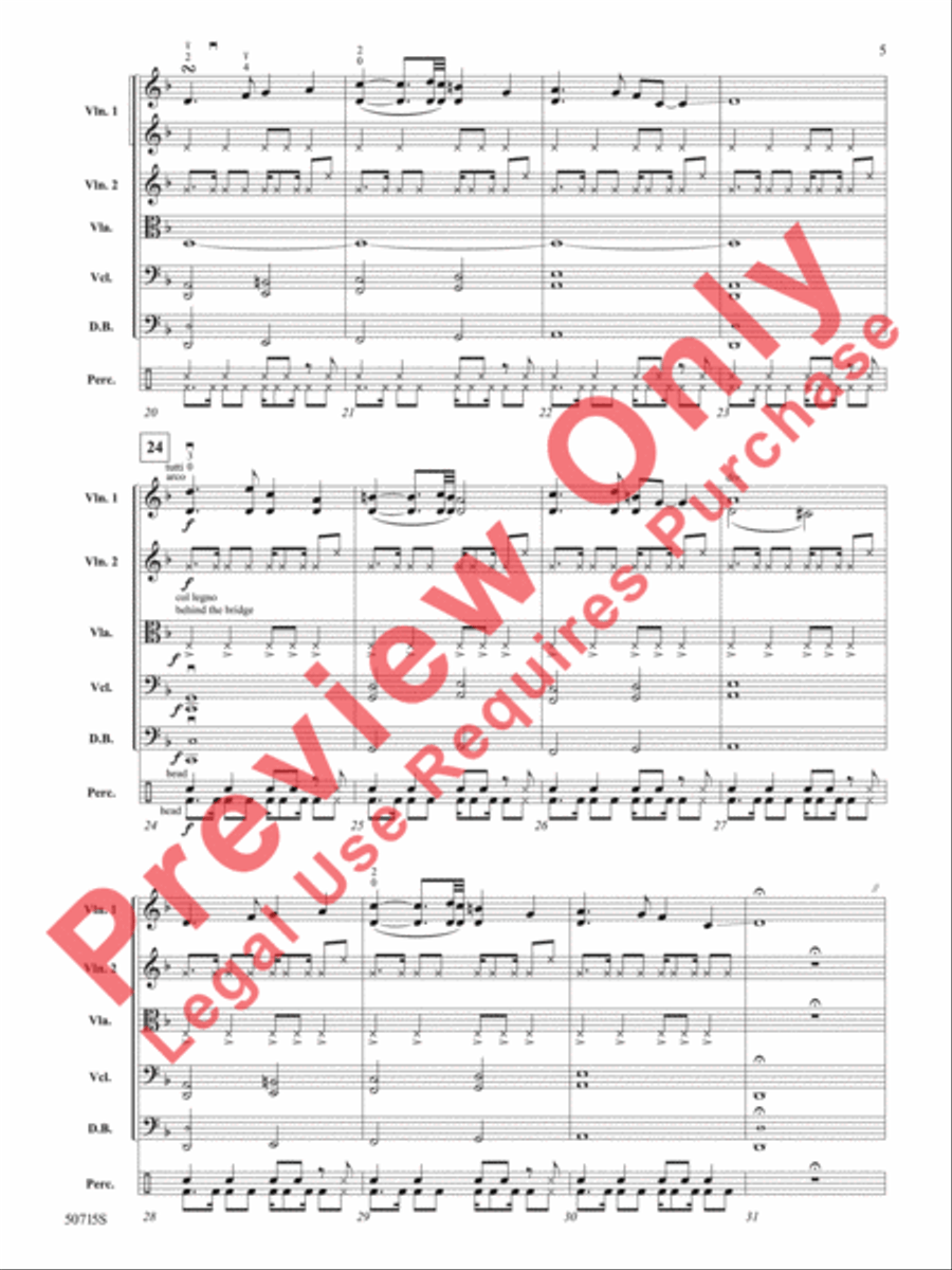 Battle Battle String Orchestra scores gallery preview page 6