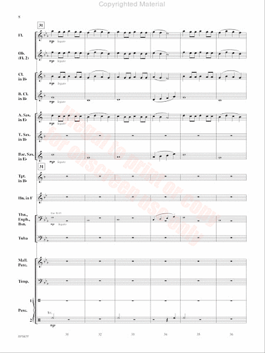 Aftershock Aftershock Concert Band scores gallery preview page 9