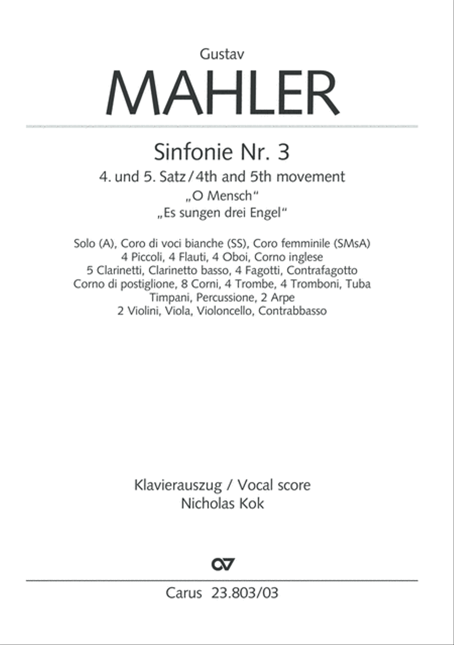 Symphony No. 3 Divisi scores gallery preview page 2