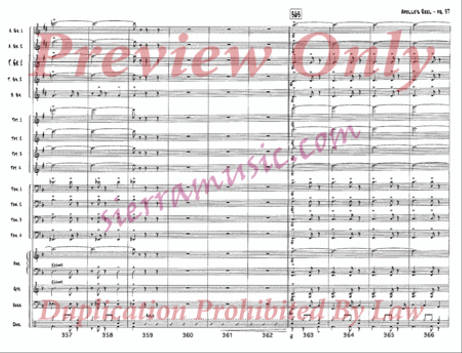 Apollo's Reel Jazz Ensemble scores gallery preview page 38