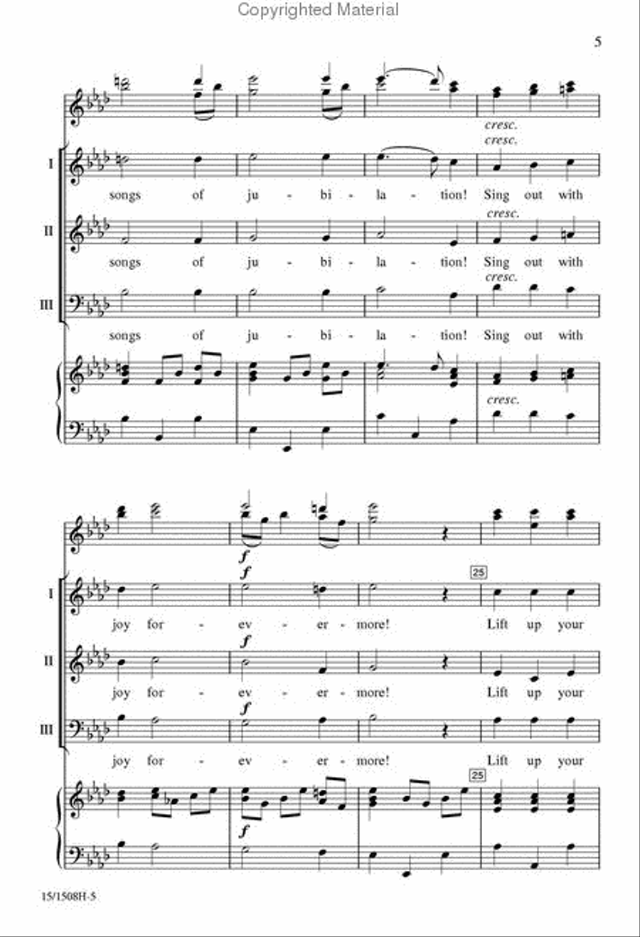 Lift Up Your Voice 4-Part scores gallery preview page 4