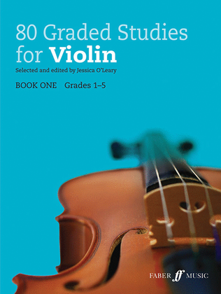 Book cover for 80 Graded Studies for Violin, Book 1