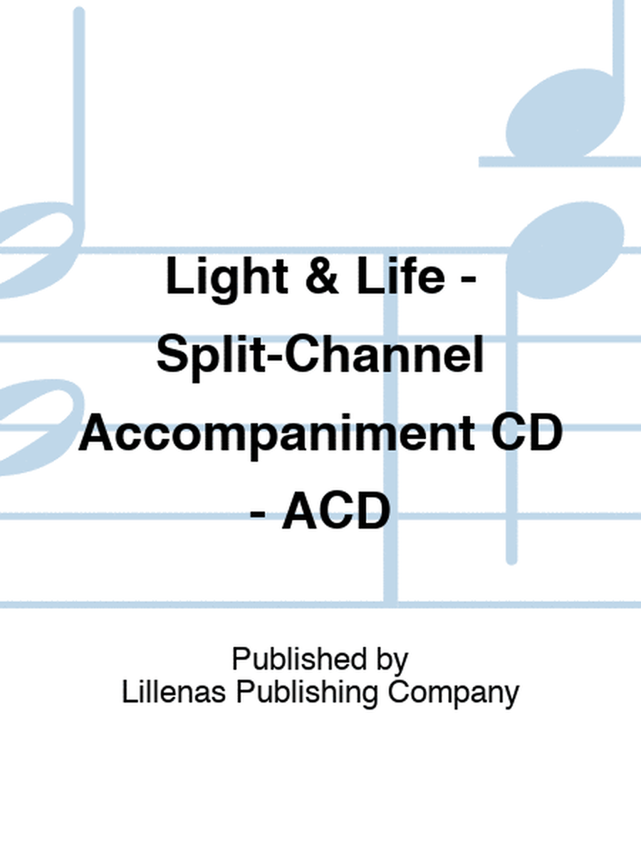 Light & Life - Split-Channel Accompaniment CD - ACD