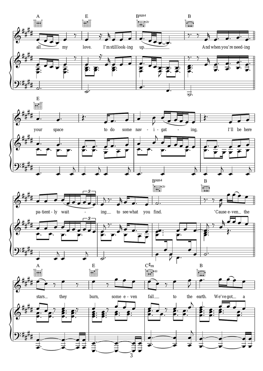 I Won't Give Up Acoustic Guitar scores gallery preview page 3