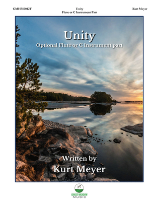 Book cover for Unity - Optional Flute or C Instrument part for 12 bell or 3-6 octave version