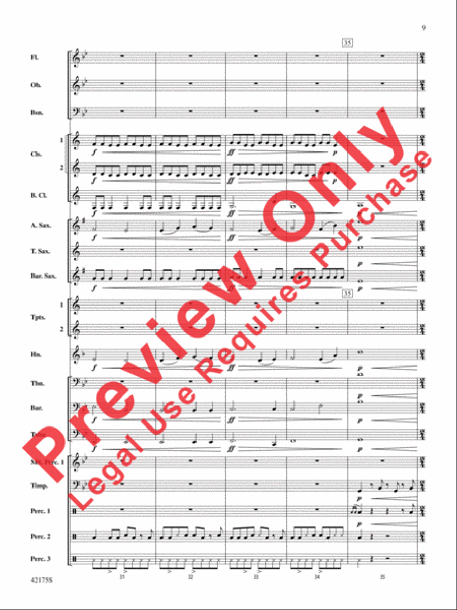 Hyperdrive Concert Band scores gallery preview page 9