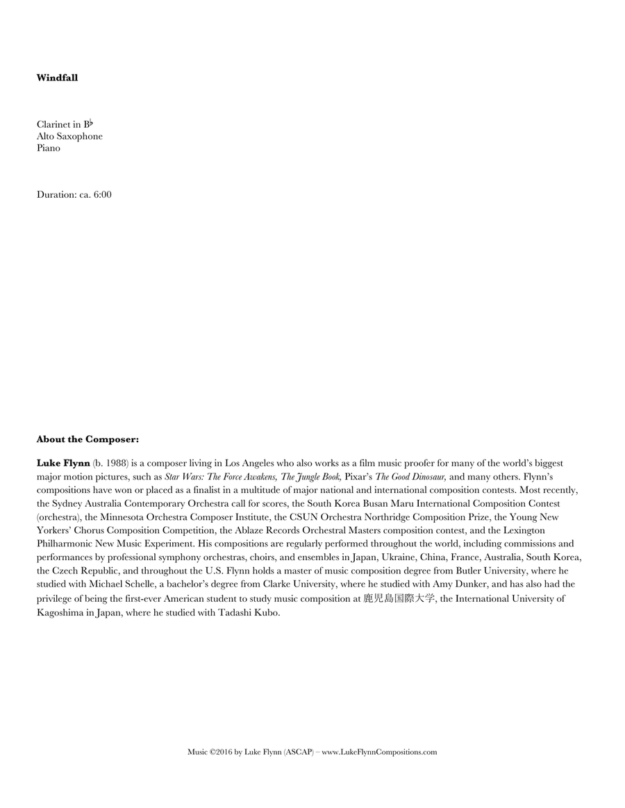 Windfall Small Ensemble scores gallery preview page 4