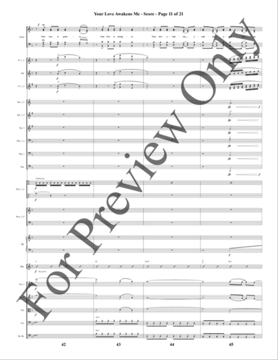 Road to Calvary - Orchestration by Daniel Semsen Choir - Sheet Music page 12
