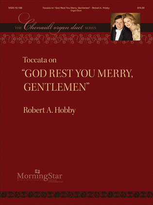 Book cover for Toccata on "God Rest You Merry, Gentlemen"