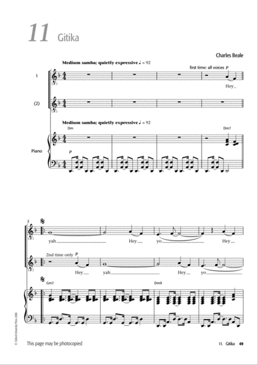 Popular Voiceworks 1 4-Part scores gallery preview page 11