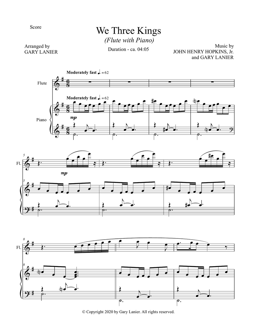 3 CHRISTMAS CLASSICS for FLUTE & PIANO (Includes Score/Parts) 3 CHRISTMAS CLASSICS for FLUTE & PIANO (Includes Score/Parts) Flute Solo scores gallery preview page 2