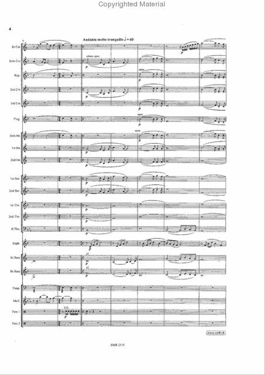 Dances With Wolves Brass Band scores gallery preview page 4