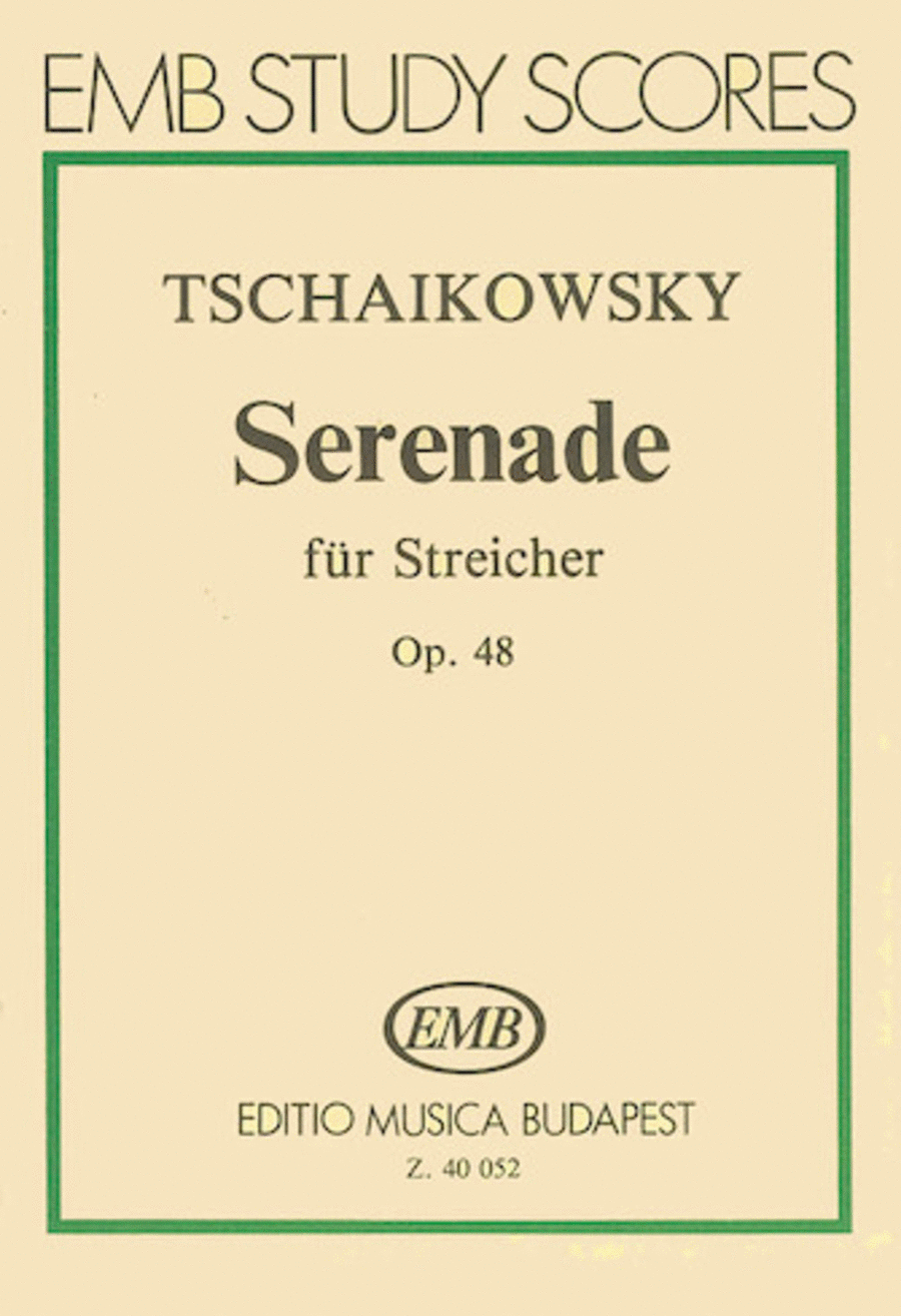 Serenade For Strings Op.48 String Orchestra scores gallery preview page 1