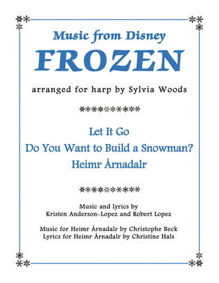 Book cover for Music from Disney's Frozen for Harp