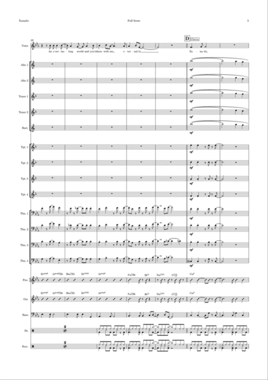 Xanadu Jazz Ensemble scores gallery preview page 5