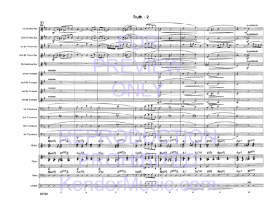 Truth Truth Jazz Ensemble scores gallery preview page 3