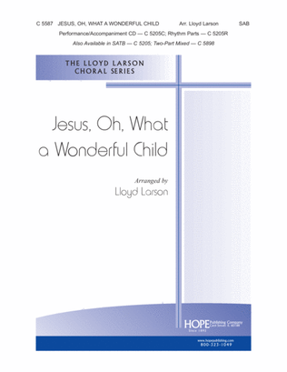 Book cover for Jesus, Oh What a Wonderful Child