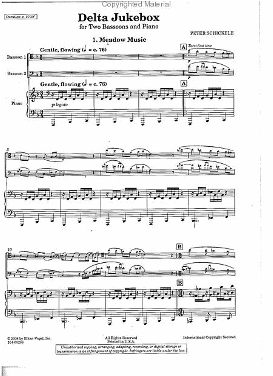 Delta Jukebox Chamber Music scores gallery preview page 2