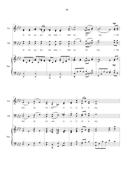 Until The Perfect Day, sacred music for SATB choir image number null
