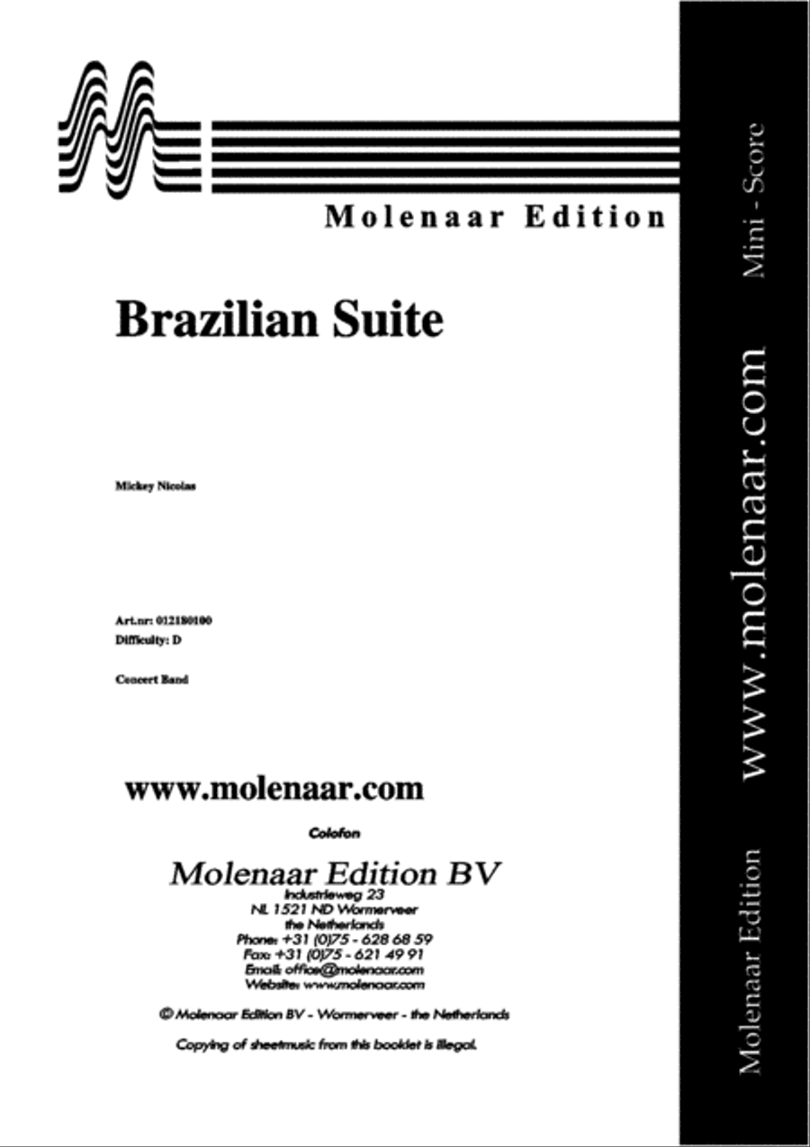 Brazilian Suite Brazilian Suite Concert Band scores gallery preview page 2