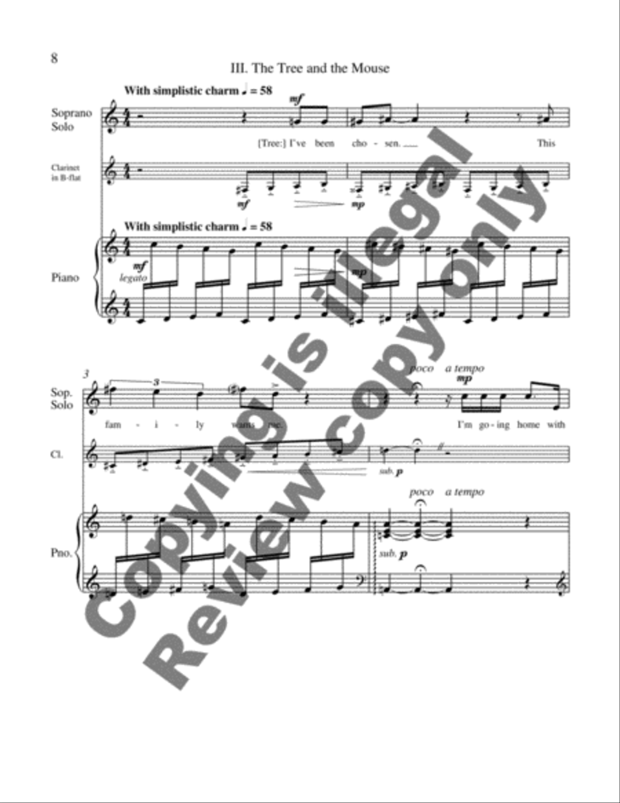 A Mouseful of Trouble Soprano Voice scores gallery preview page 8