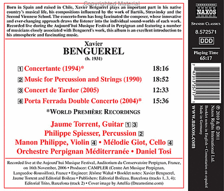 Benguere: Concertante image number null