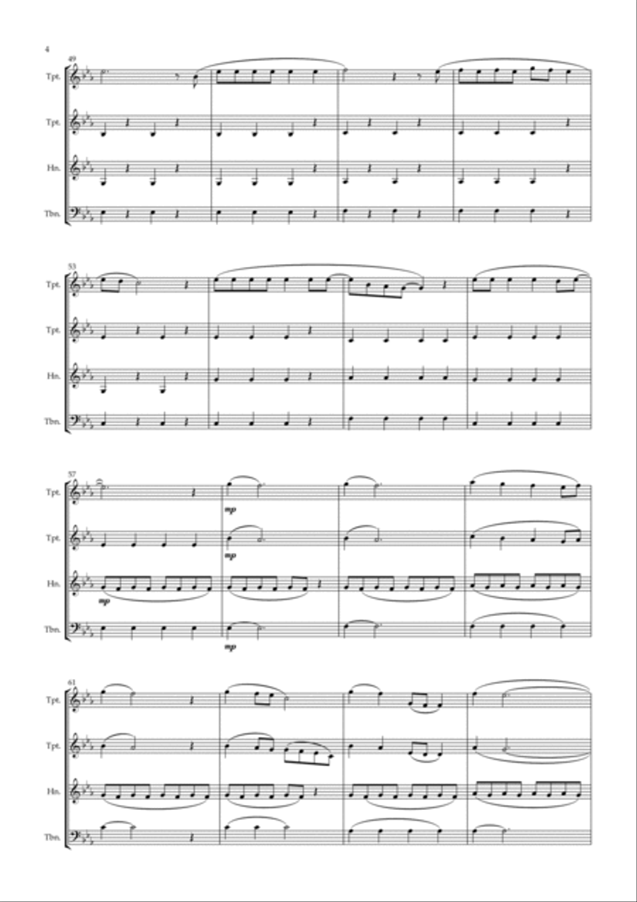 Halo Halo Brass Ensemble scores gallery preview page 4