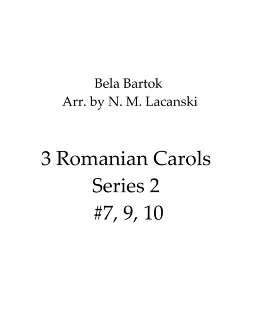 3 Romanian Carols Series 2 #7, 9, 10 image number null
