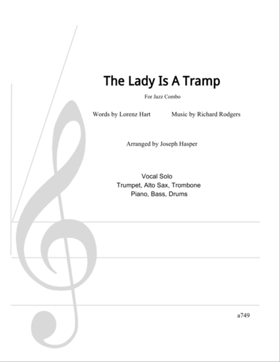 The Lady Is A Tramp Jazz Ensemble scores gallery preview page 1