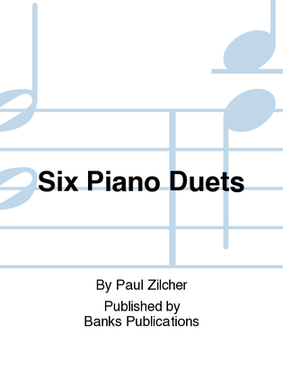 Book cover for Six Piano Duets