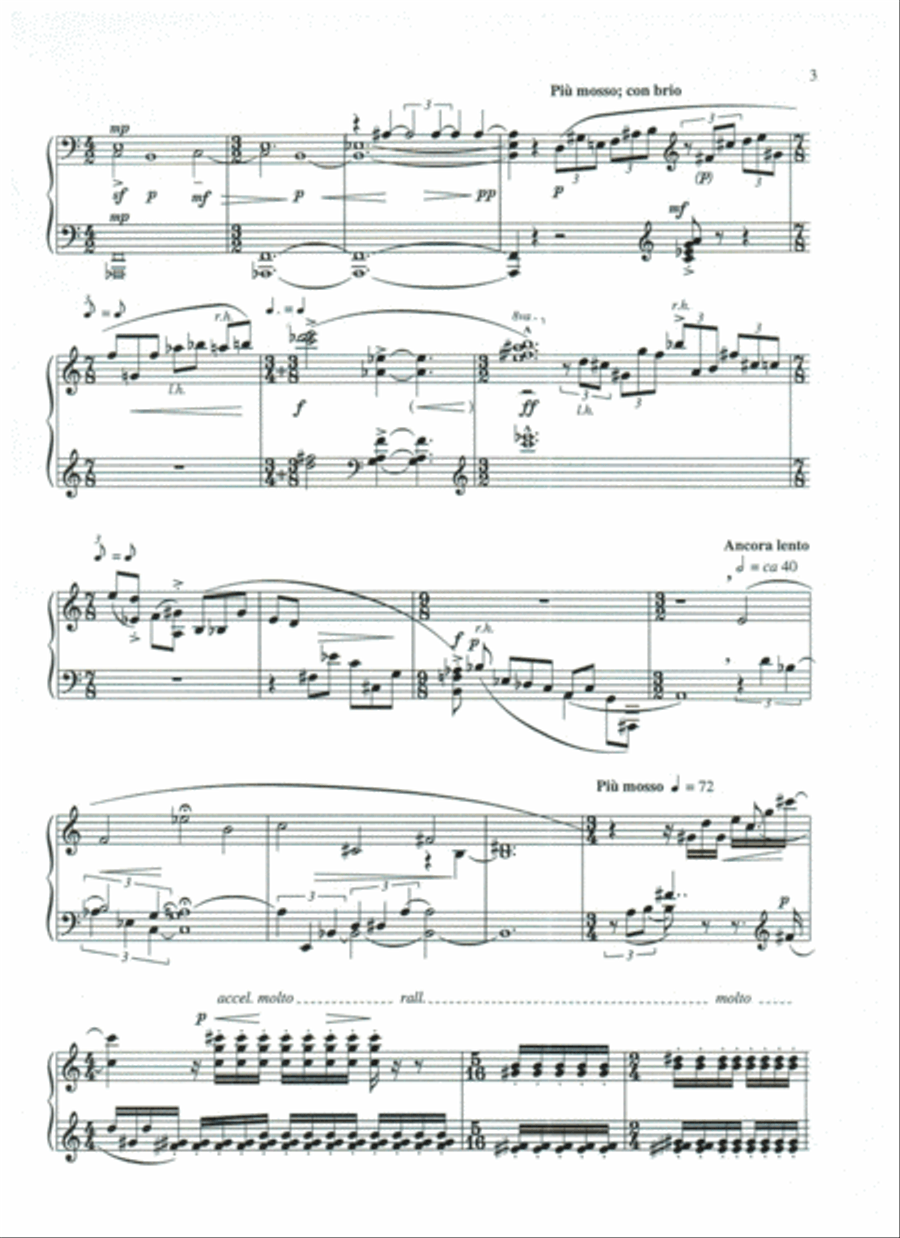The Past is in the Present as we look to the Future Piano Solo scores gallery preview page 3