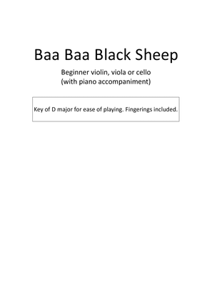 Book cover for Baa Baa Black Sheep