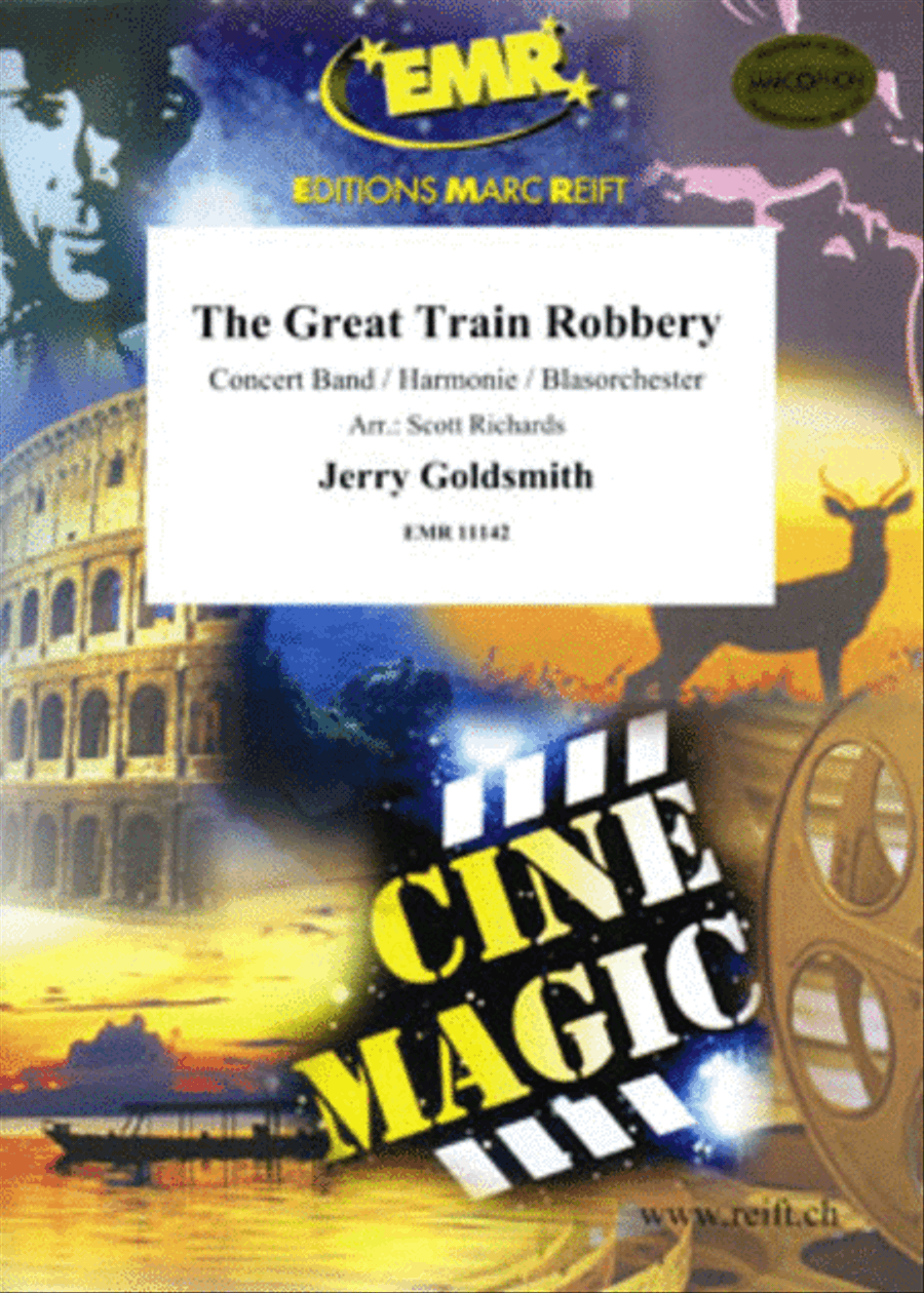 The Great Train Robbery Concert Band scores gallery preview page 1